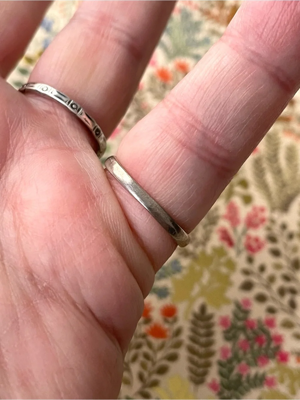 Vintage stamped 925 sterling silver torque ring sz 6-6.25 sleek minimalist